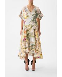 CAMILLA - V Neck Kaftan With Drop Waist The Architects Of Alcázar - Lyst