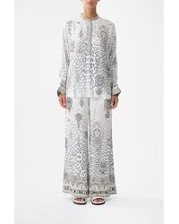 CAMILLA - Relaxed Placket Detail Shirt Marble Heaven - Lyst