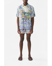 CAMILLA - Oversized Button Through Short Sleeve Shirt Wall To Wall Wonders - Lyst