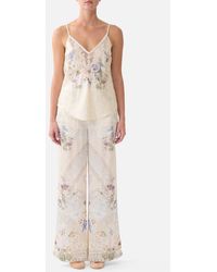 CAMILLA - Minimal Wide Leg Pant Laced With Love - Lyst