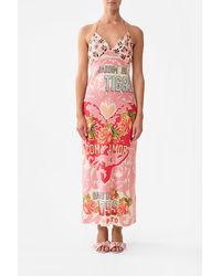 CAMILLA - Chain Detail Slip Dress Porto - Lyst