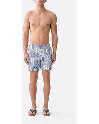 CAMILLA - Mid Length Boardshort With Fixed Waist - Lyst