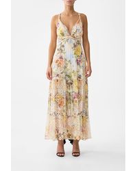 CAMILLA - Bead Strap Gathered Panel Dress The Architects Of Alcázar - Lyst
