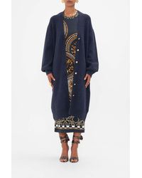 Camilla eBoutique - Long Cocoon Cardigan Duomo Kaleido - Lyst