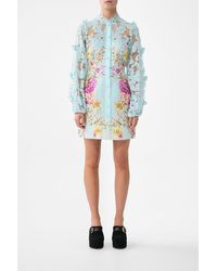 CAMILLA - Lace Sleeve Mini Dress Bazaar Blooms - Lyst