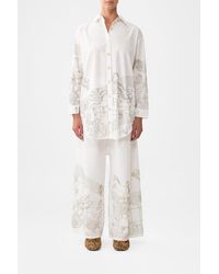 CAMILLA - Shirt Tunic With Side Buttons House Of Horoscopes - Lyst