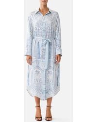 CAMILLA - Shirt Dress With Back Button Detail The Hum Of The Alhambra - Lyst