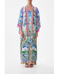 CAMILLA - Kimono Layer With Collar Spirit Of Santa Maria - Lyst