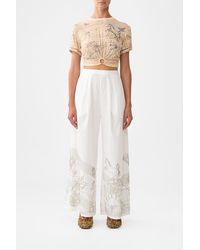 CAMILLA - Tuck Front Pant House Of Horoscopes - Lyst