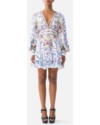 CAMILLA - Button Front Frill Dress All About That Lace - Lyst