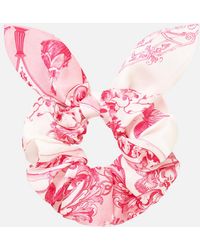 CAMILLA - Scrunchie With Tie Livin La Vida Rosa - Lyst