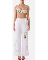 CAMILLA - Button Front Lounge Pant La Belle Botanique - Lyst