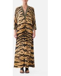 CAMILLA - Twist Front Batwing Dress A Wink To The Wild - Lyst