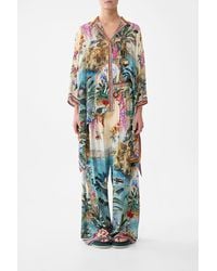 CAMILLA - Tuck Front Pant Bodrum Botanicals - Lyst