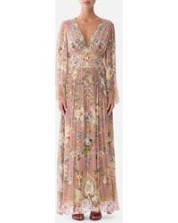 CAMILLA - Flared Sleeve Dress Chamber Of Blooms - Lyst