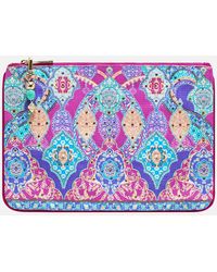 CAMILLA - Small Canvas Clutch Concubines, Sultans & Courtiers - Lyst