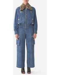 CAMILLA - Relaxed Terry Pant With Pocket Detail Fiesta, Siesta, Repeat - Lyst