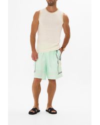 CAMILLA - Baggy Mid Length Walk Short Petal Promise Land - Lyst