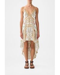 CAMILLA - Strappy High Low Dress With Pockets Ottoman Dynasty - Lyst