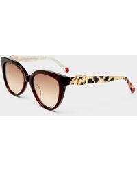 CAMILLA - All Aboard Sunglasses Chocolate Leopard - Lyst
