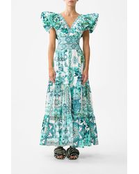 CAMILLA - Ruffle Wrap Top Balearic Bebé - Lyst