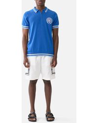 CAMILLA - Short Sleeve Quarter Zip Knit Polo Shirt De Nada Granada - Lyst