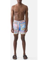 CAMILLA - Mid Length Boardshort With Fixed Waist Navàs Nouveau - Lyst