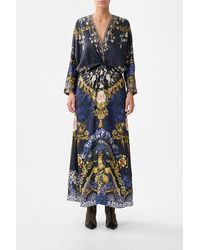 CAMILLA - Twist Front Batwing Dress Notes From The Room - Lyst