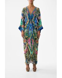 CAMILLA - Pierced V-Neck Kaftan Animal Alchemy - Lyst