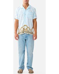 CAMILLA - Short Sleeve Camp Collared Shirt Spirit Of Stripes - Lyst