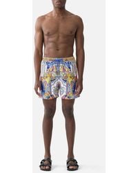 CAMILLA - Elastic Waist Mid Length Boardshorts - Lyst