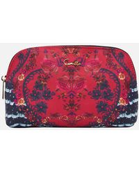 Womens Accessories Phone cases Camilla Small Cosmetic Case View From The Veil in Red 