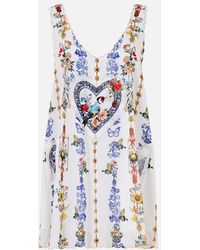 CAMILLA - Short Pocket Dress With Low Back The Pottery Parlour - Lyst