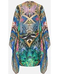 CAMILLA - Silk Chiffon Shrug Animal Alchemy - Lyst