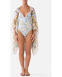 CAMILLA - Silk Chiffon Shrug Sisi Society - Lyst