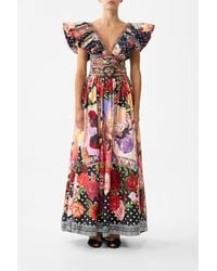 CAMILLA - Ruffle Wrap Top Daughters Of Duende - Lyst