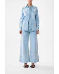CAMILLA - Sophy Kitsch Stitch Relaxed Shirt - Lyst