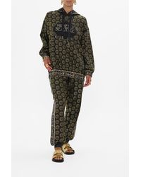 CAMILLA - Silk Band Oversized Hoodie With Pockets Defy Gravity - Lyst