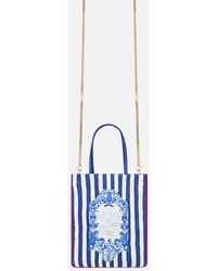 CAMILLA - Embellished Mini Tote With Chain Strap Sweet Sacré Bleu - Lyst