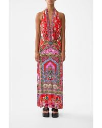 CAMILLA - Deep Cowl Plunge Dress - Lyst
