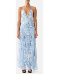 CAMILLA - Hardware Detail Slip Dress The Hum Of The Alhambra - Lyst
