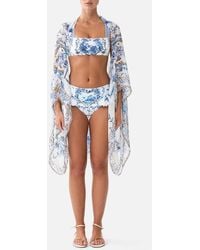 CAMILLA - Silk Chiffon Shrug The Porcelain Parlour - Lyst