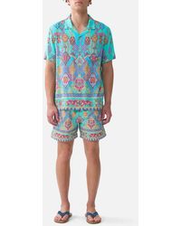 CAMILLA - Short Sleeve Camp Collared Shirt The Concubines Corridor - Lyst