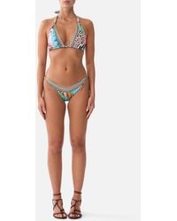 CAMILLA - Soft Thick Tie Tri Bikini Set W Trims Butterfly Bohemia - Lyst