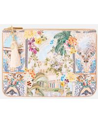 CAMILLA - Small Canvas Clutch The Architects Of Alcázar - Lyst