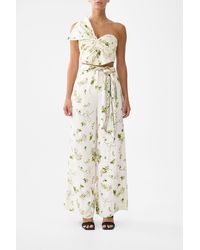CAMILLA - Botanical Utopia Scarf Belt Wide Leg Pant - Lyst