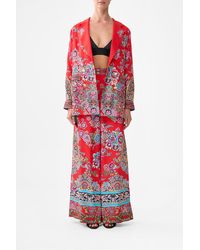 CAMILLA - Wide Leg Waisted Pant Artisans Of Anatolia - Lyst