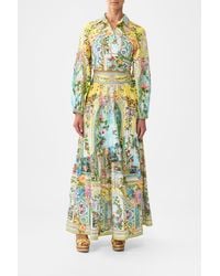 CAMILLA - Cropped Wrap Shirt Tales Of Topkapi Palace - Lyst