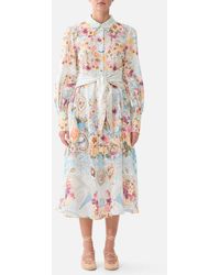 CAMILLA - Waist Tie Shirt Dress A Taste For Lace - Lyst