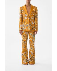 CAMILLA - Single Breasted Peak Collar Blazer Talismans Of Turkiye - Lyst